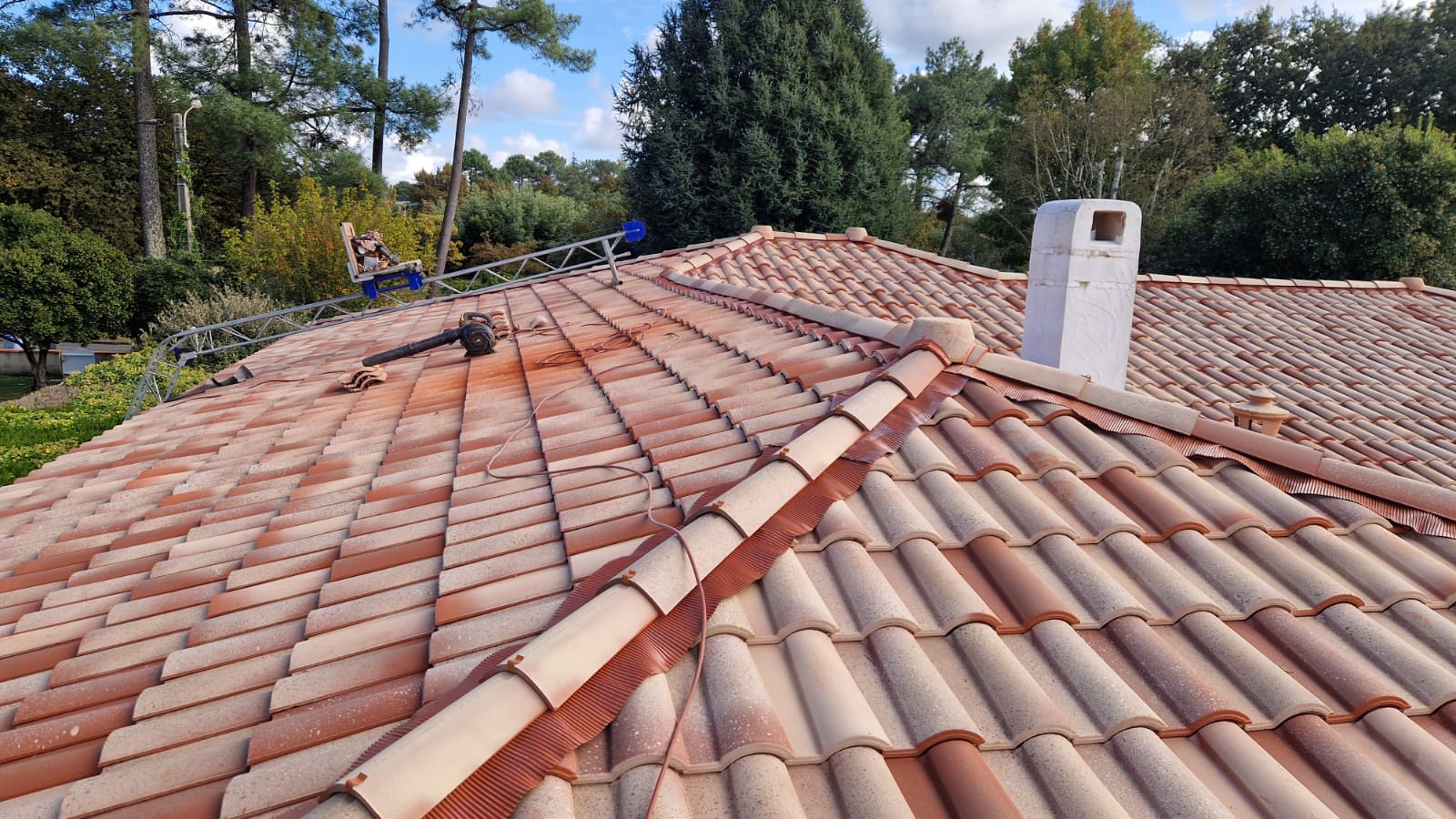 Pose de gouttière Bassin d'Arcachon